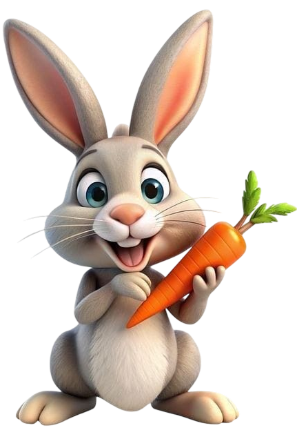 Rabbit with carrot